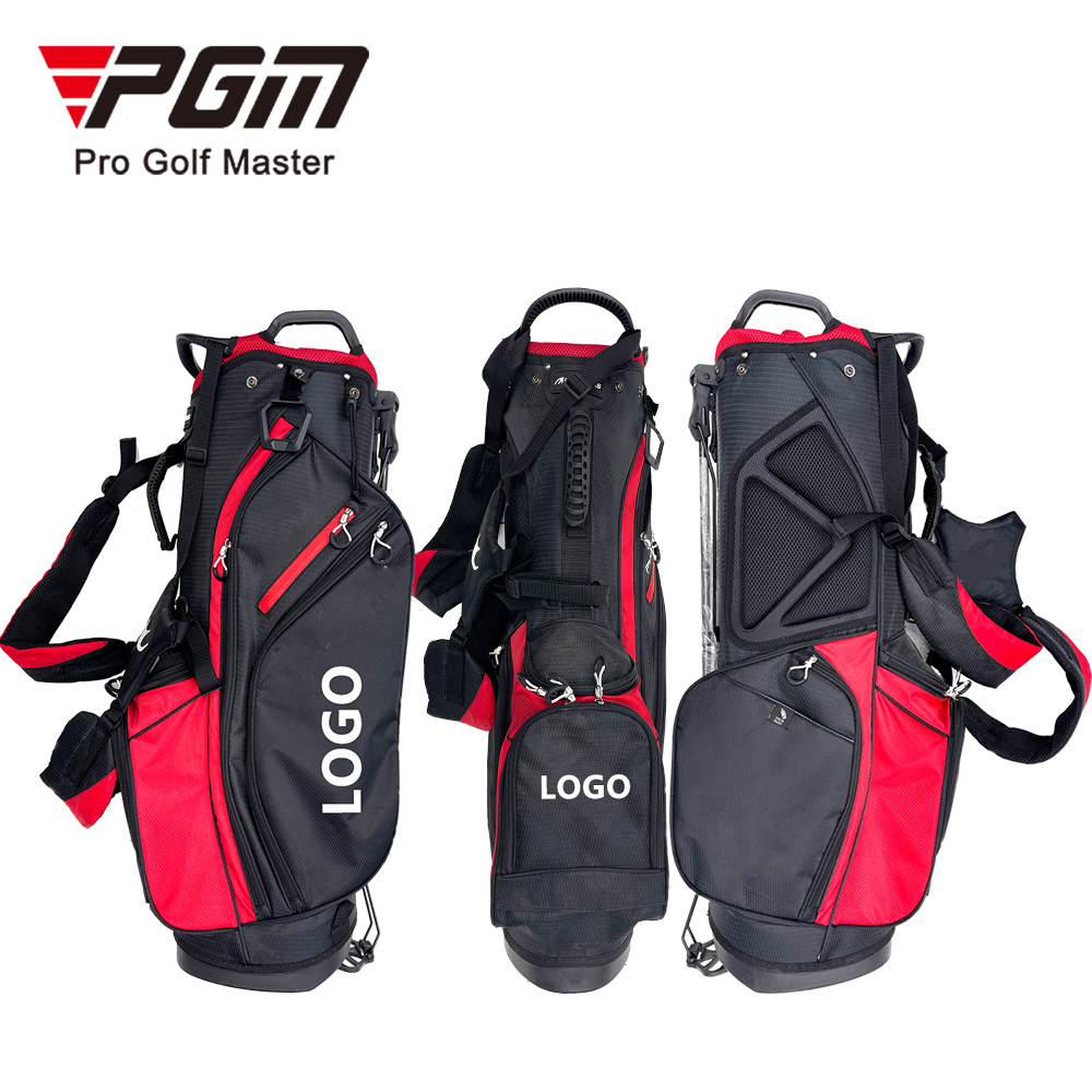 PGM スタンドゴルフバッグ 黒/赤　8歳〜10歳用 右利き Amazon | FMAFNLY ゴルフバッグ キャディバッグ スタンド ゴルフ
