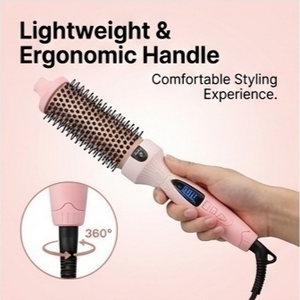 1.75 pouces 1.5 pouces Salon cheveux Curling <span class=keywords><strong>brosse</strong></span> baril volumateur éruption Look infrarouge thermique électronique électrique Portable hôtel - Product Image 2