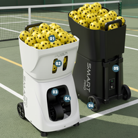 Machine à balles de tennis professionnelle PUSUN PP-SMART PRO avec une portée de 26 m et une vitesse de 20-120 km/h - Conception durable et écologique