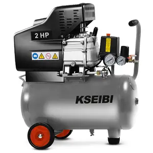 KSEIBI Portabel Tangki Dipasang Listrik Diam Rotary Screw Air Compressor High Power Listrik