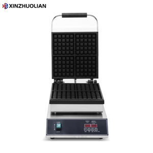 Honrybomb Nouveau <span class=keywords><strong>Gaufrier</strong></span> Électrique Commercial 220V Numérique 4 Tranches Carrées Antiadhésif Écran Tactile Économiseur d'Énergie - Product Image 2