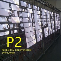 Pantalla LED Flexible de Alto Brillo para Interiores, Módulo LED Suave a Todo Color para Señalización Comercial en Interiores