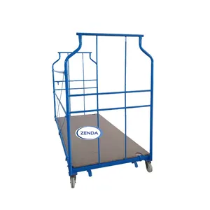 OEM ODM Customized Logo Pattern Storage Furniture Container Roll Cage Trolley