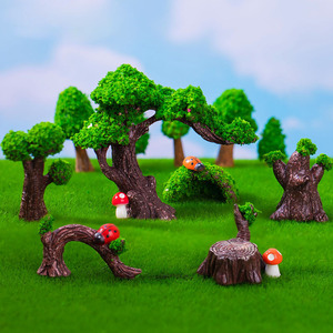 19 <span class=keywords><strong>Tipi</strong></span> di Alberi Artificiali in Resina per Micro-paesaggistica, Accessori Decorativi per Paesaggistica Forestale - Product Image 4