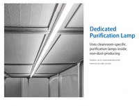 Cabine de travail modulaire à flux laminaire portable en acier inoxydable avec filtre HEPA pour salle blanche, pour usage en laboratoire pharmaceutique