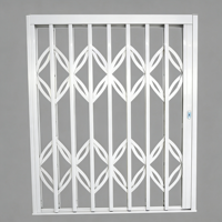 Rejillas Antirrobo Posmodernas para Ventanas, Ventanas Corredizas de Aleación de Aluminio, Cerradura de Acero Inoxidable, Resistentes y Duraderas para Almacenes