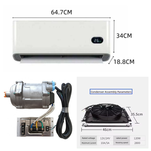 Aire acondicionado de estacionamiento de camión grande de 24V, inversor de CC eléctrico a bordo, refrigeración de 12V, <span class=keywords><strong>carga</strong></span> de camión de <span class=keywords><strong>coche</strong></span>, aire acondicionado oculto - Product Image 2