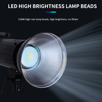 Kit d'éclairage vidéo LED de studio 150W avec monture Bowen, 5500K, avec boîte à lumière et pied d'éclairage, équipement d'éclairage photographique