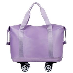 BSCI Factory Large Capacity Universal <b>Wheels</b> Travel <b>bag</b> Student Outdoor Storage <b>Bag</b> Waterproof Dry and Wet Separation - Product Image 5
