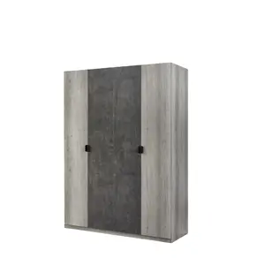 Moderne Groothandelsprijs Woningmeubilair Mdf Design Garderobe Kledingkast Met 4 Deuren En Spiegel