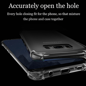 ATOUCHBO ANTI SHOCK Super-delgada TPU transparente armadura a prueba de golpes cubierta trasera de la caja del teléfono celular - Product Image 3