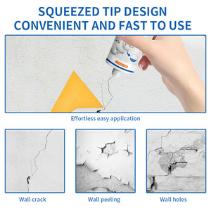 Pâte de réparation murale en résine synthétique blanche, mastic anti-moisissure pour usage domestique, remplisseur de fissures et trous de clous - Product Image 3