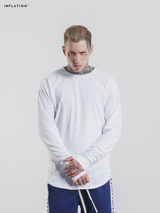 OEM New Design 95% Cotton 5% Spandex <span class=keywords><strong>black</strong></span> long sleeve t shirt men - Product Image 6
