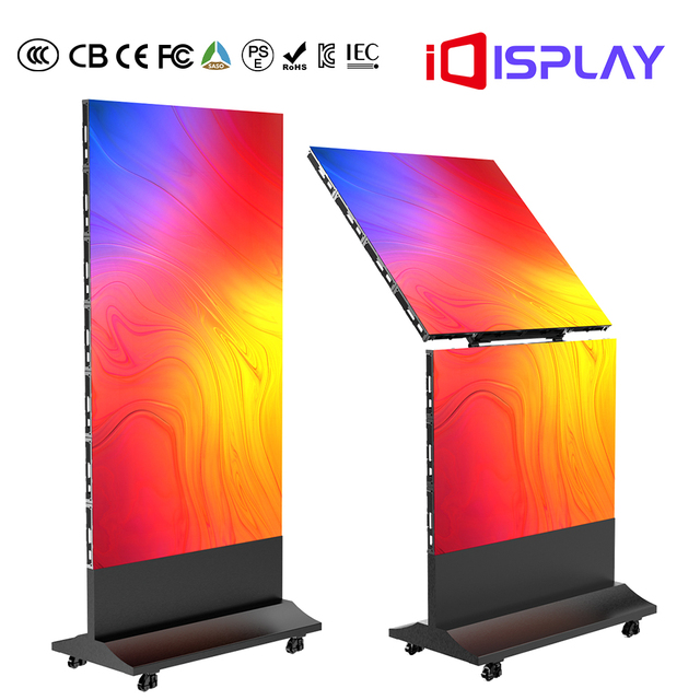 Foldable Led Display Screen Poster Advertising Screen Commercial Building Exterior Wall Advertising Screen