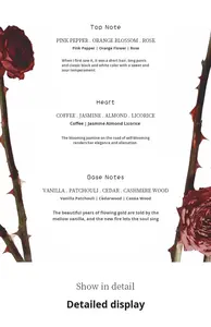 Vente en gros d'usine JEAN MISS Eau de parfum pour femmes Vaporisateur Brume Parfum longue durée Choix durable pour les cadeaux des amoureux - Product Image 4