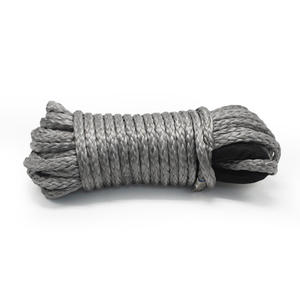 रोड 1/4 इंच 50ft 6 मिमी * 15 मीटर उह्मवापे 12 स्ट्रैंड ब्रेएडेड सिंथेटिक winch रस्सी 12000 एलबीएस क्षमता टो - Product Image 2