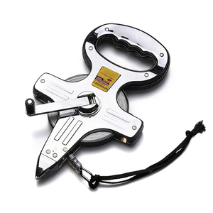 Mètre à ruban robuste en acier inoxydable 30/50/100m à enrouleur ouvert pour la construction et la topographie - Product Image 5