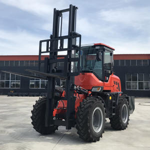 מכירות ישירות במפעל 4w כל השטח המלית מנוע ac מלגזה 5 טון 10 טון 15 טון דיזל מלגזה 6 מ 'הרמת כביש מעך כביש - Product Image 3