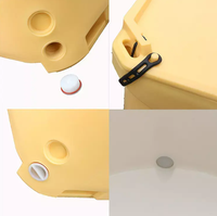Refroidisseur de poisson livraison de grande capacité de haute qualité conteneur de pêche rapide produits de rotomoulage 660L bacs de pêche