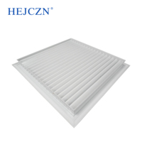 Grille de ventilation à structure stable pour projets CVC résidentiels et commerciaux, diffuseur d'air carré