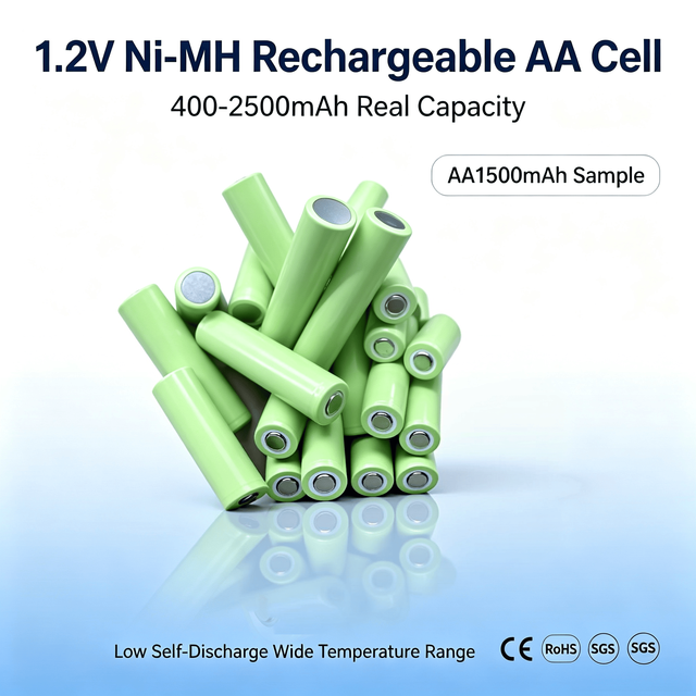 1.2V Ni-MH Rechargeable AA Cell 400-2500mAh Real Capacity 1.2V Nickel Metal Hydride Rechargeable AA AAA NIMH Battery for Toys