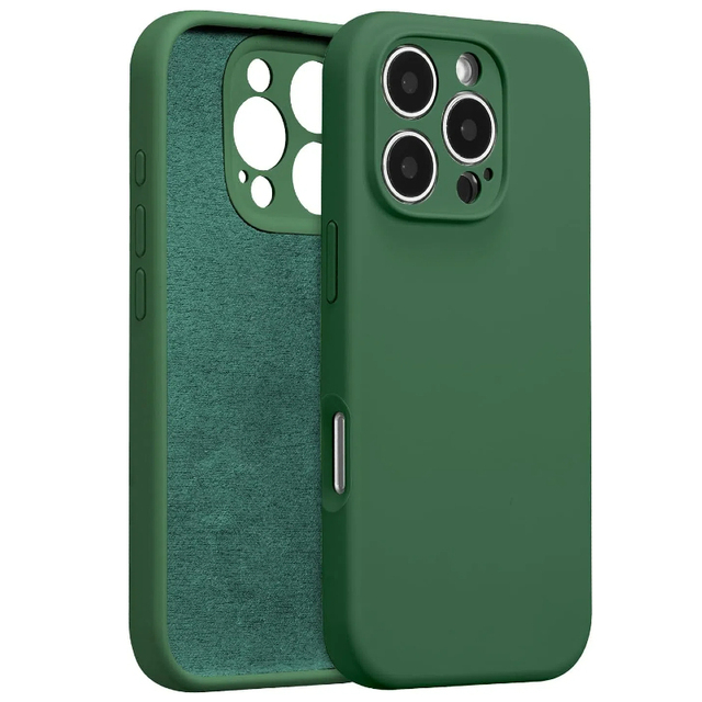 IPhone17 Silicone Phone Case Liquid Silicone Ultra Slim Shock Proof with Soft Anti Scratch Microfiber Lining,customized Models