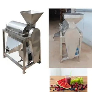 Stainless Steel Electric Tomato Paste Pear Jam Garlic Pulper Machine For Vegetable and Fruit