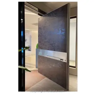 Top suppliers manufacture modern metal sensing entry door pivot doors