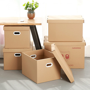 2024 nóng Bán buôn giá rẻ nhất thấp hơn moq Chứng Khoán bao bì các tông gửi thư di chuyển vận chuyển hộp hộp sóng hộp thùng carton - Product Image 6