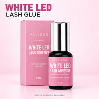 Adhésif pour cils White Light pour les techniciennes en extensions de cils, fourniture OEM sous marque privée