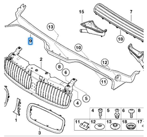 แผ่นที่ปัดน้ำฝน51717065284สำหรับ <span class=keywords><strong>E65</strong></span> BMW 7 Series - Product Image 3