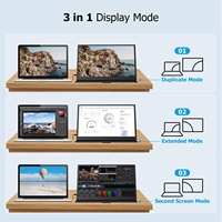Monitor game portabel FHD 1080P USB C IPS, Monitor game portabel 15.6 "dengan pelindung cerdas untuk game Laptop PC Xbox layar eksternal