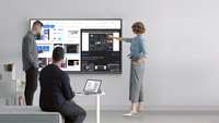 55/65/75/85/100 pouces Android/wins Ops double système Smart Board écran tactile projecteur sans fil tableau blanc interactif pour l'école