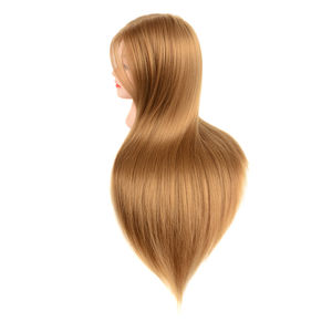 Cabeza de maniquí <span class=keywords><strong>para</strong></span> entrenamiento de peluquería, color 27, 60-80cm, dorado, <span class=keywords><strong>para</strong></span> tejer <span class=keywords><strong>cabello</strong></span> - Product Image 3