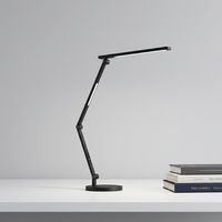 Lampe de bureau LED à bras articulé réglable en aluminium, à intensité variable, pour la lecture, les tâches, la maison, le bureau, la salle d'étude, l'espace de travail intérieur