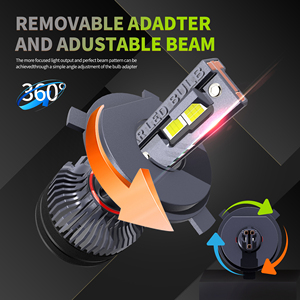 Alta potencia Super brillante 6000K 20000LM Led faros Kits de conversión Focos H4 H7 H11 9005 9006 200W coche Led faros - Product Image 4