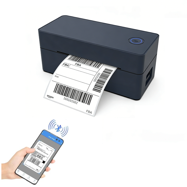 4x6 Wireless USB Thermal Label Printer with for 203dpi 160mm/s Speed in Stock