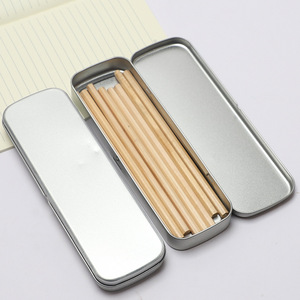 Estuche Metálico Rectangular Pequeño y Resistente con Bisagras, Impresión UV y Logotipo Personalizado para Oficina/Escuela y Calendario - Product Image 2
