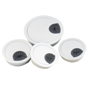 Cache-poussière rond en plastique PP moderne de 50, 53, 60 mm pour trou de câble de mobilier de bureau - Product Image 1