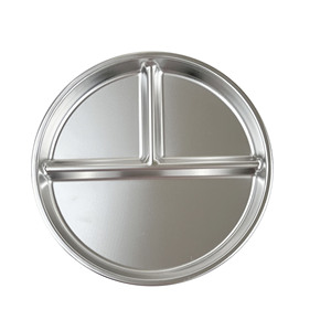 Nuevo plato de comida rápida de acero inoxidable 304, cafetería escolar, partición para estudiantes, plato de comida con patrón de <span class=keywords><strong>plantas</strong></span> para estudiantes y niños - Product Image 5