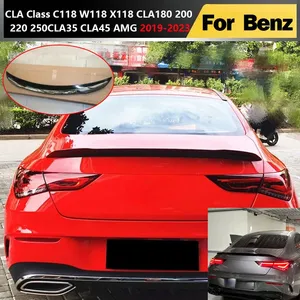 สปอยเลอร์หลังสำหรับรถยนต์เมอร์เซเดสเบนซ์ คลาส C118 W118 X118 CLA180 200 220 250 CLA35 CLA45 AMG ปี 2019 ถึง 2023 - Product Image 1