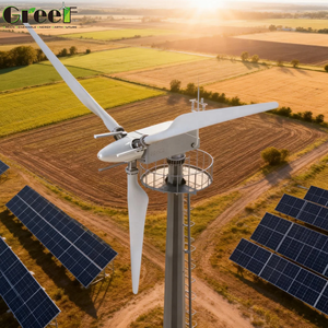 Generación de Electricidad, Aerogenerador de 50kw con Control de Paso, Baja Velocidad de Arranque, Mayor Eficiencia de Salida del 30% para Sistemas Conectados a la Red - Product Image 3