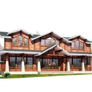 Casas de Verano de Madera, Estilo Tradicional, Fáciles de Montar, Casa de Ocio al Aire Libre, Madera Tratada a Presión para Granjas, Resorts y Villas - Product Image 3
