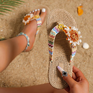 New Arrival Women EVA Thick Heel Beach Sandals Heightening <b>Clogs</b> Round Toe Fashion Summer Slip-On Flip Flops - Product Image 2