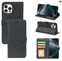Étui portefeuille en cuir 3D Cube pour Samsung Galaxy S26 Plus S25 Edge S24 Ultra S23 FE S22 S21 S20 S10 S10E S9 S8 Flip Stand Cover