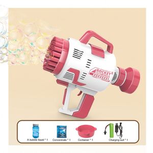 2022 automatique liquide gomme pistolet bulle fabricant lumière Flash Machine eau jouets savon tireur pistolet bulle pour enfant - Product Image 4