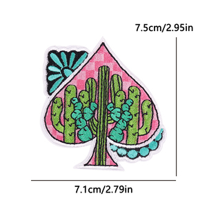 독점 만화 동물 자수 천 패치 DIY 아웃도어 어드벤처 가방 의류 풍경 해외 무역 패치 - Product Image 3