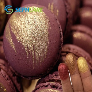 Cấp Thực Phẩm Kim Loại Vàng Sắc Tố Ánh Bụi Ăn Được Long Lanh Bụi Thành Phần Cho Thực Phẩm Đồ Uống Bánh Trang Trí - Product Image 2