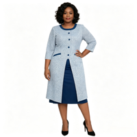 Offre Spéciale : Ensembles de Robes Grande Taille pour Femmes, Tenues de Mariée Élégantes, Costumes de Cérémonie Deux Pièces, Vêtements Formels pour Occasions Spéciales