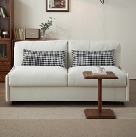 Modernes Hochwertiges Creme-Leder Klappsofa-Bett Leichter Luxus Multifunktional für Zuhause Kleine Apartments Schlafzimmer-Nutzung